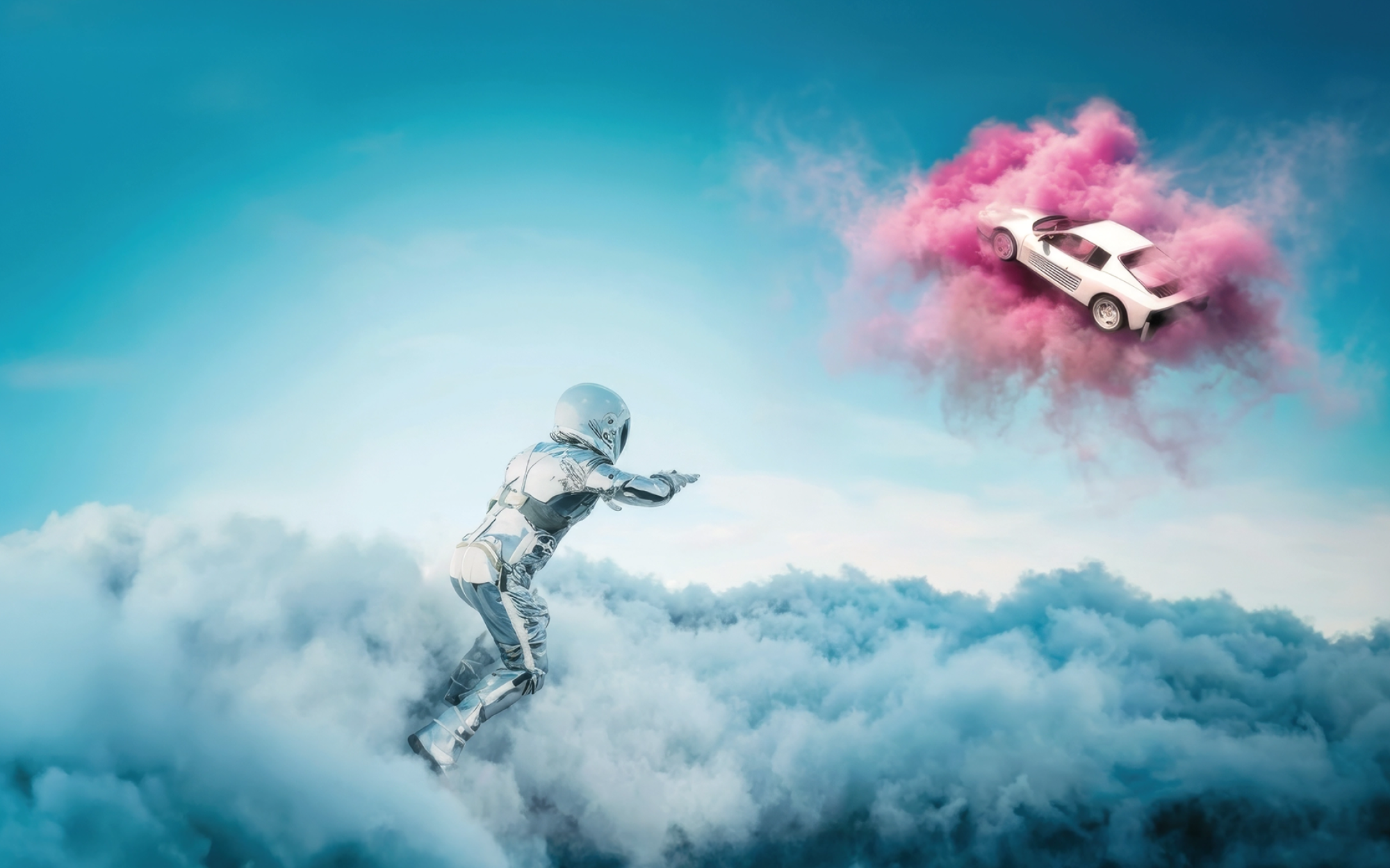 Ambition Astronaut fliegendes Auto