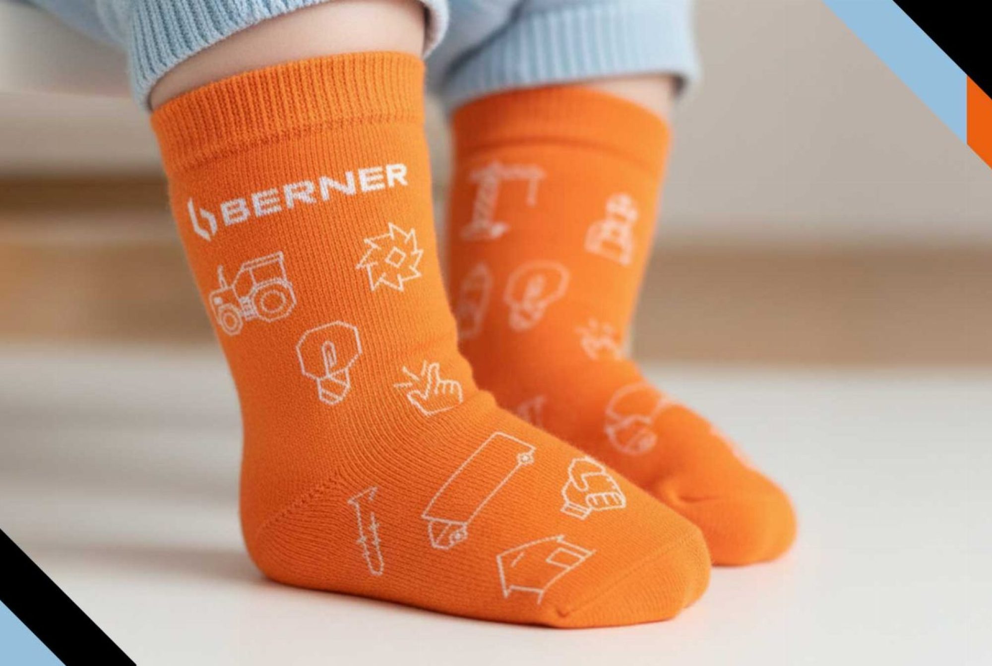 BERNER Shop Babysocken orange