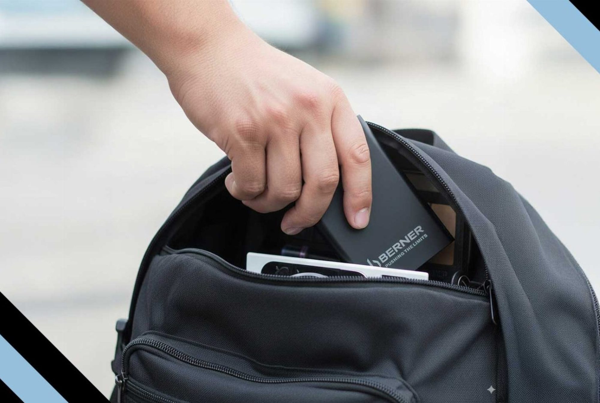 BERNER Shop Tasche Powerbank