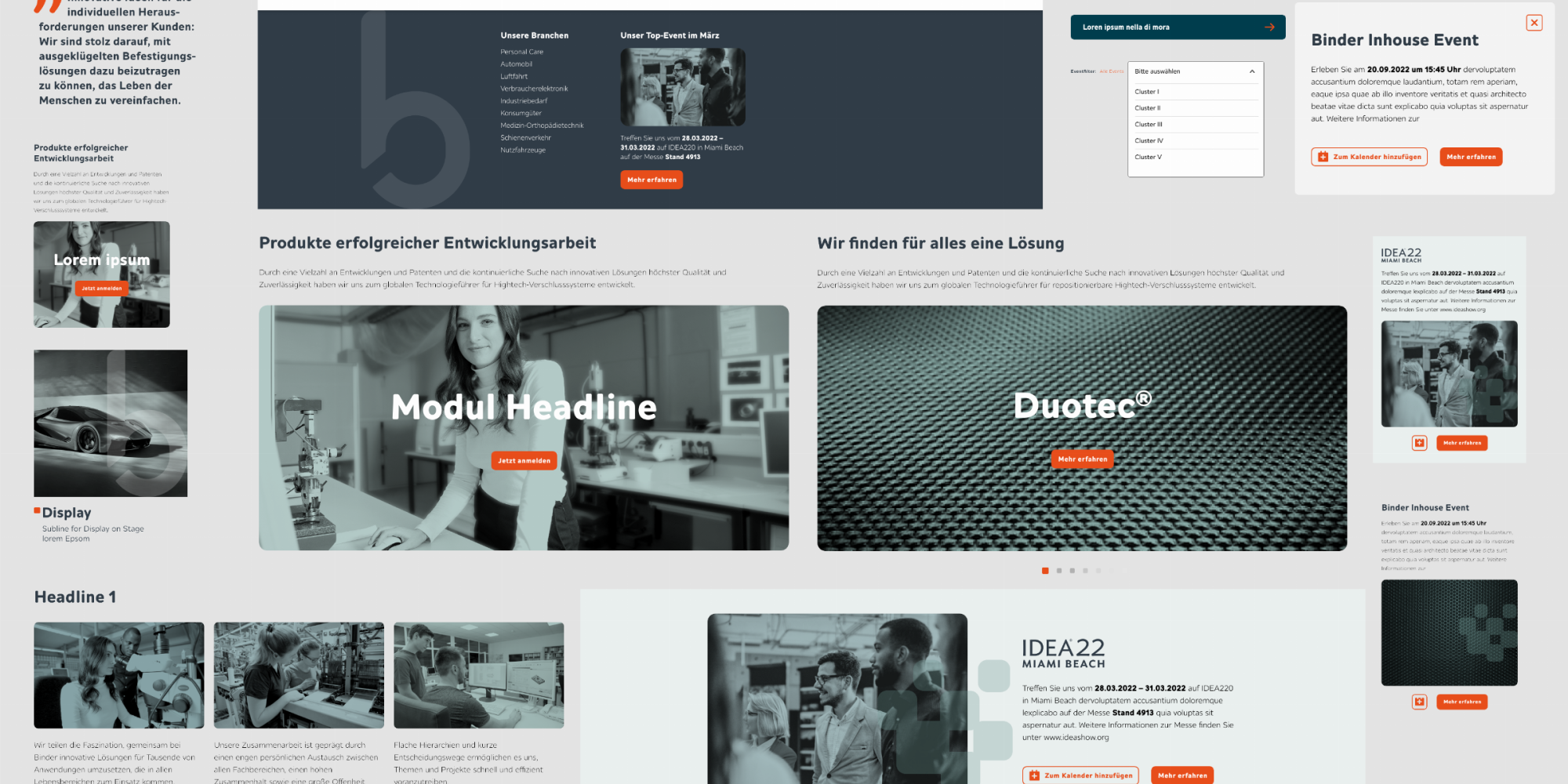 BINDER Webmodule