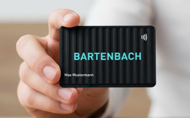 Visitenkarte: mit NFC-Chip